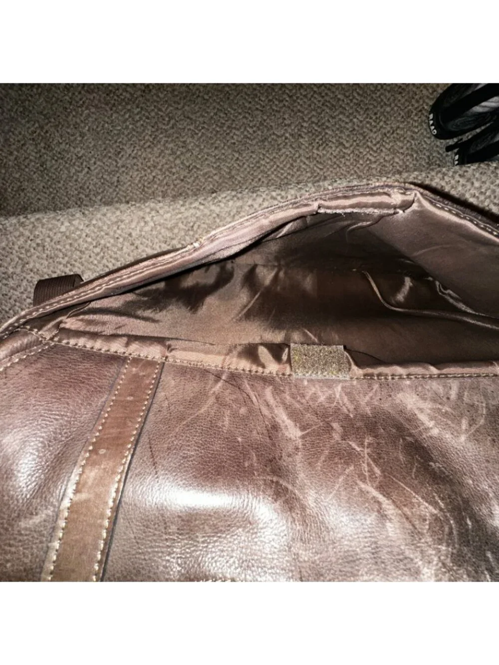 Wilsons Leather Brown Genuine Leather Laptop Messenger Bag